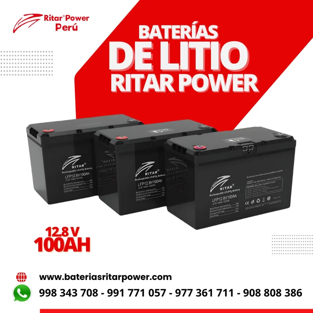 batería de litio 12.8v 100ah