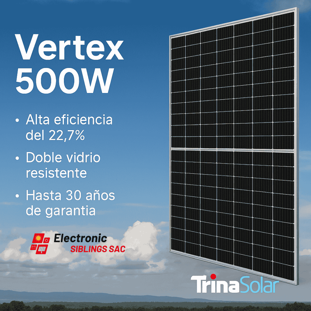 Panel Solar Vertex 500W