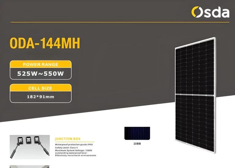 Panel Solar OSDA de 550W
