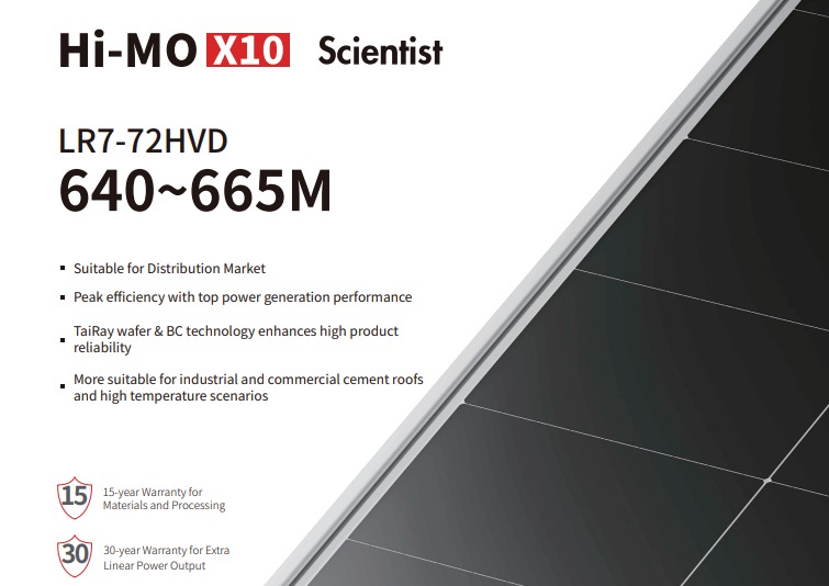 Longi HI-MO X10 Scientist 645W
