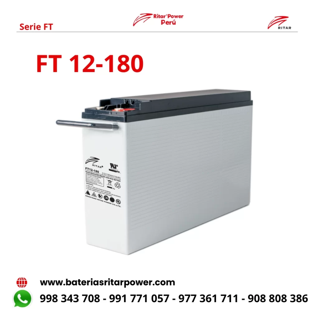 Baterías Ritar Serie FT12-180