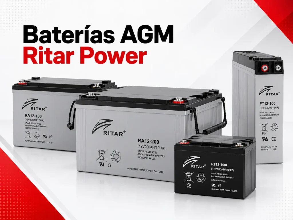 Baterias AGM Ritar Power